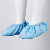Max Reusable Washable Dust-free Anti-static Workshop  Shoe Boot Foot Cover- Blue