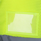 Max Multi-Pocket Reflective Vest Construction Fluorescent Safety Clothing Green