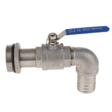 Max Ton Barrel Outlet Oil Mouth/Faucet 90 Degree 20mm Male Threaded  40.5MM