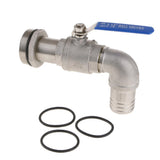 Max Ton Barrel Outlet Oil Mouth/Faucet 90 Degree 20mm Male Threaded  40.5MM