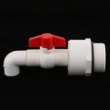 Max 90 Degree UPVC Ton Barrel Replacement Outlet Tap Faucet for Oil Water 25mm