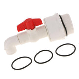 Max 90 Degree UPVC Ton Barrel Replacement Outlet Tap Faucet for Oil Water 25mm