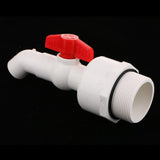 Max 45 Degree UPVC Ton Barrel Replacement Outlet Tap for Oil Water 25mm Outlet
