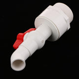 Max 45 Degree UPVC Ton Barrel Replacement Outlet Tap for Oil Water 25mm Outlet