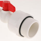 Max 45 Degree UPVC Ton Barrel Replacement Outlet Tap for Oil Water 25mm Outlet