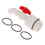 Max 45 Degree UPVC Ton Barrel Replacement Outlet Tap for Oil Water 25mm Outlet