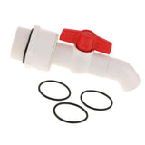 Max 45 Degree UPVC Ton Barrel Replacement Outlet Tap for Oil Water 32mm Outlet