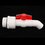 Max 45 Degree UPVC Ton Barrel Replacement Outlet Tap for Oil Water 32mm Outlet