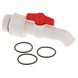 Max 45 Degree UPVC Ton Barrel Replacement Outlet Tap for Oil Water 32mm Outlet