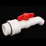 Max 45 Degree UPVC Ton Barrel Replacement Outlet Tap for Oil Water 32mm Outlet