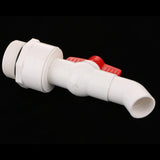 Max 45 Degree UPVC Ton Barrel Replacement Outlet Tap for Oil Water 32mm Outlet