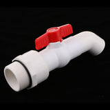 Max 45 Degree UPVC Ton Barrel Replacement Outlet Tap for Oil Water 40mm Outlet
