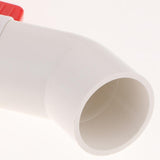 Max 45 Degree UPVC Ton Barrel Replacement Outlet Tap for Oil Water 40mm Outlet