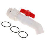 Max 45 Degree UPVC Ton Barrel Replacement Outlet Tap for Oil Water 40mm Outlet