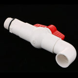 Max 25mm UPVC Ton Barrel Replacement Outlet Faucet Tap for Oil Water 90 Degree