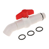 Max 25mm UPVC Ton Barrel Replacement Outlet Faucet Tap for Oil Water 45 Degree