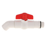 Max 25mm UPVC Ton Barrel Replacement Outlet Faucet Tap for Oil Water 45 Degree