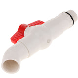 Max 25mm UPVC Ton Barrel Replacement Outlet Faucet Tap for Oil Water 45 Degree