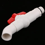 Max 25mm UPVC Ton Barrel Replacement Outlet Faucet Tap for Oil Water 45 Degree
