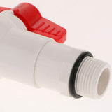 Max 25mm UPVC Ton Barrel Replacement Outlet Faucet Tap for Oil Water 45 Degree