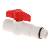 Max 25mm UPVC Ton Barrel Replacement Outlet Faucet Tap for Oil Water Straight
