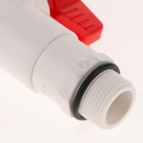Max 25mm UPVC Ton Barrel Replacement Outlet Faucet Tap for Oil Water Straight