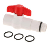Max 25mm UPVC Ton Barrel Replacement Outlet Faucet Tap for Oil Water Straight
