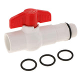 Max 25mm UPVC Ton Barrel Replacement Outlet Faucet Tap for Oil Water Straight