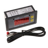 Max AC200 LCD Digital Temperature Temp Controller -55-120 Red 5A With Cover