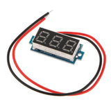 Max 0.28 inch 2-wire 3.5-30V DC LED Display Digital Voltmeter Green