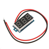 Max 0.28 inch 2-wire 3.5-30V DC LED Display Digital Voltmeter Green