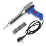 Max Welding Torch Adjust Temperature Welding PVC Hot Air Torch Auto 700W-Blue