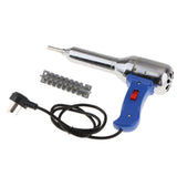 Max Welding Torch Adjust Temperature Welding PVC Hot Air Torch Auto 700W-Blue