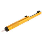 Max 19cm Aluminum Manual Desoldering Pump Metalworking Solder Sucker Yellow