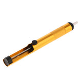 Max 19cm Aluminum Manual Desoldering Pump Metalworking Solder Sucker Yellow
