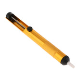 Max 19cm Aluminum Manual Desoldering Pump Metalworking Solder Sucker Yellow