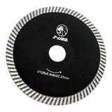 Max 125mm 5" Diamond Fine Tooth Corrugated Sheet Cutting Disc for Concrete Stone