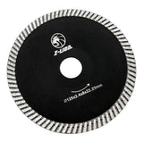 Max 125mm 5" Diamond Fine Tooth Corrugated Sheet Cutting Disc for Concrete Stone