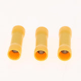 Max Maxb 100Pieces Straight Wire Butt Electrical Terminal Connector Yellow A.W.G12-10