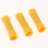 Max Maxb 100Pieces Straight Wire Butt Electrical Terminal Connector Yellow A.W.G12-10