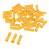 Max Maxb 100Pieces Straight Wire Butt Electrical Terminal Connector Yellow A.W.G12-10