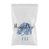 Max Maxb 100Pieces Straight Wire Butt Electrical Terminal Connector Blue A.W.G16-14
