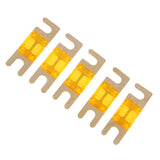 Max 5Pcs Mini Small Car Truck Fuse Kit Auto Blade Fuse Plug In Fork Fuse 40A