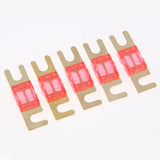 Max 5Pcs Mini Small Car Truck Fuse Kit Auto Blade Fuse Plug In Fork Fuse 50A