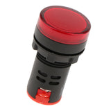 Max 12V LED Indicator Signal Control Indicator Light Control Panel 22mm Red