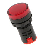 Max 12V LED Indicator Signal Control Indicator Light Control Panel 22mm Red