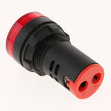 Max 12V LED Indicator Signal Control Indicator Light Control Panel 22mm Red