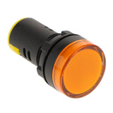 Max 12V LED Indicator Signal Control Indicator Light Control Panel 22mm Yellow