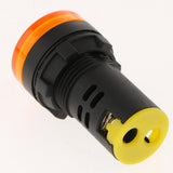 Max 12V LED Indicator Signal Control Indicator Light Control Panel 22mm Yellow