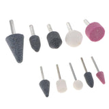 Max Maxb 10x 6mm Cylindrical Electric Nail Drill Bits Polishing Grinding Head ZP-1005